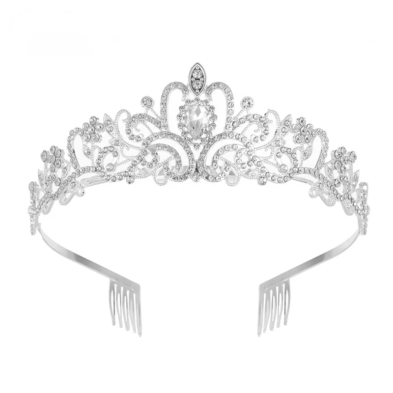 Simple Fashion Crystal Crown Hair Hoop For Girl Rhinestone Tiara Headdress for Birthday Party Prom Children Hair Accessories
Simple Fashion Crystal Crown Hair Hoop For Girl Rhinestone Tiara Headdress for Birthday Party Prom Children Hair Accessories