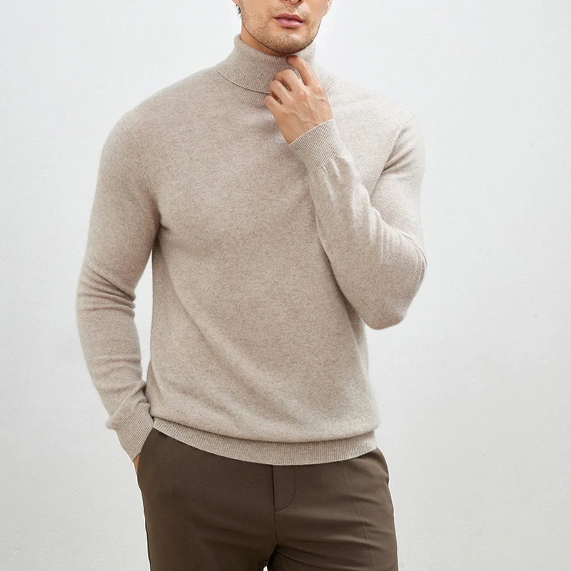 Men's 100% Cashmere Knit Pullover Sweater Casual Solid Color Versatile Base Layer for Autumn Winter Warm Lapel Collar Sweater
Men's 100% Cashmere Knit Pullover Sweater Casual Solid Color Versatile Base Layer for Autumn Winter Warm Lapel Collar Sweater