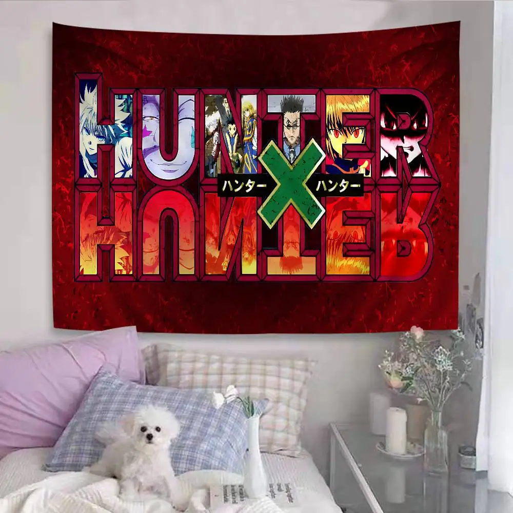 Аниме-гобелен Hunter X Hunter в стиле бохо, настенное панно, декор для общежития и дома
Аниме-гобелен Hunter X Hunter в стиле бохо, настенное панно, декор для общежития и дома