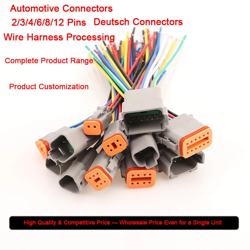 5 Pieces of DT Waterproof Connector Kit DT06-2S/DT04-2/4/6/8/12 Pin Plug Socket, Suitable For AutomotiveMotorcycleTruckWiring Ha
5 Pieces of DT Waterproof Connector Kit DT06-2S/DT04-2/4/6/8/12 Pin Plug Socket, Suitable For AutomotiveMotorcycleTruckWiring Ha