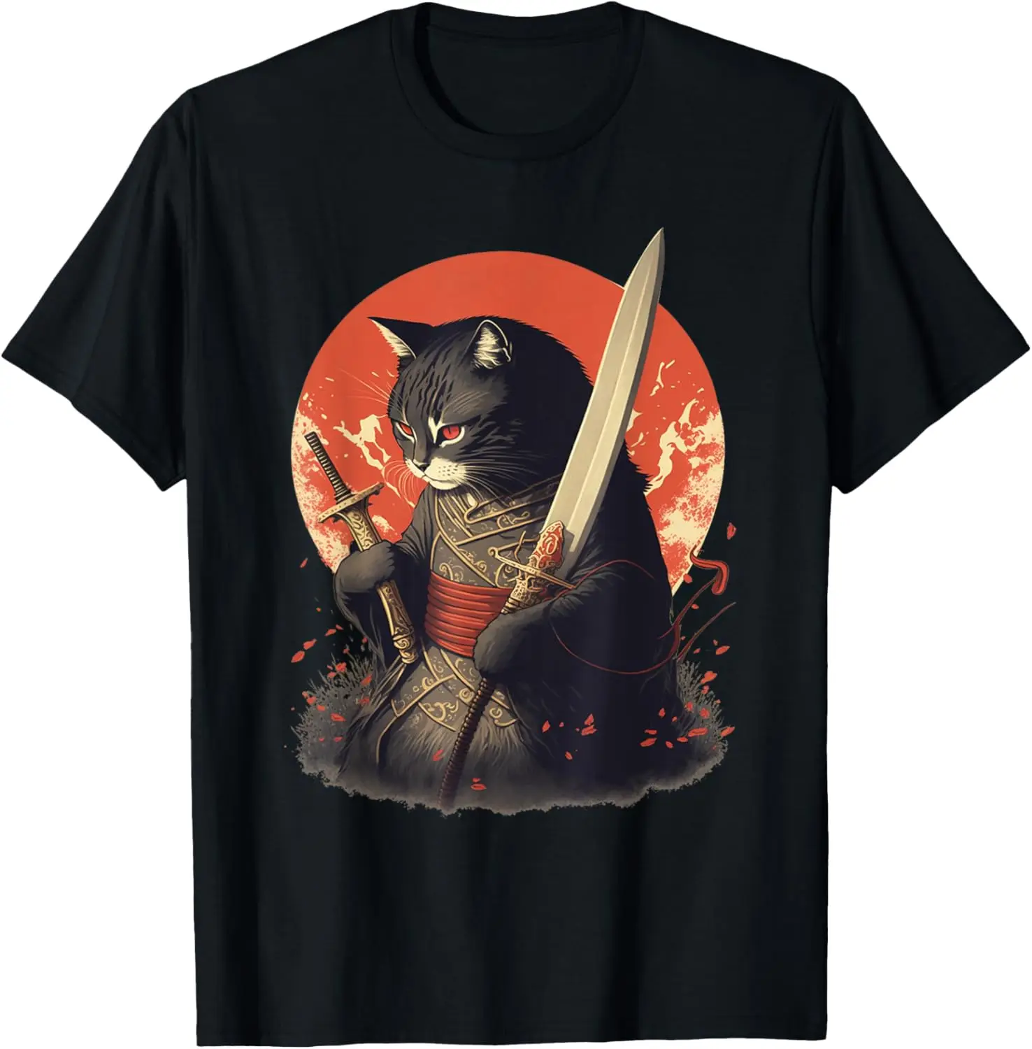 Ретро японский самурай ниндзя кошка каваи татуировка графический стиль футболка
Ретро японский самурай ниндзя кошка каваи татуировка графический стиль футболка