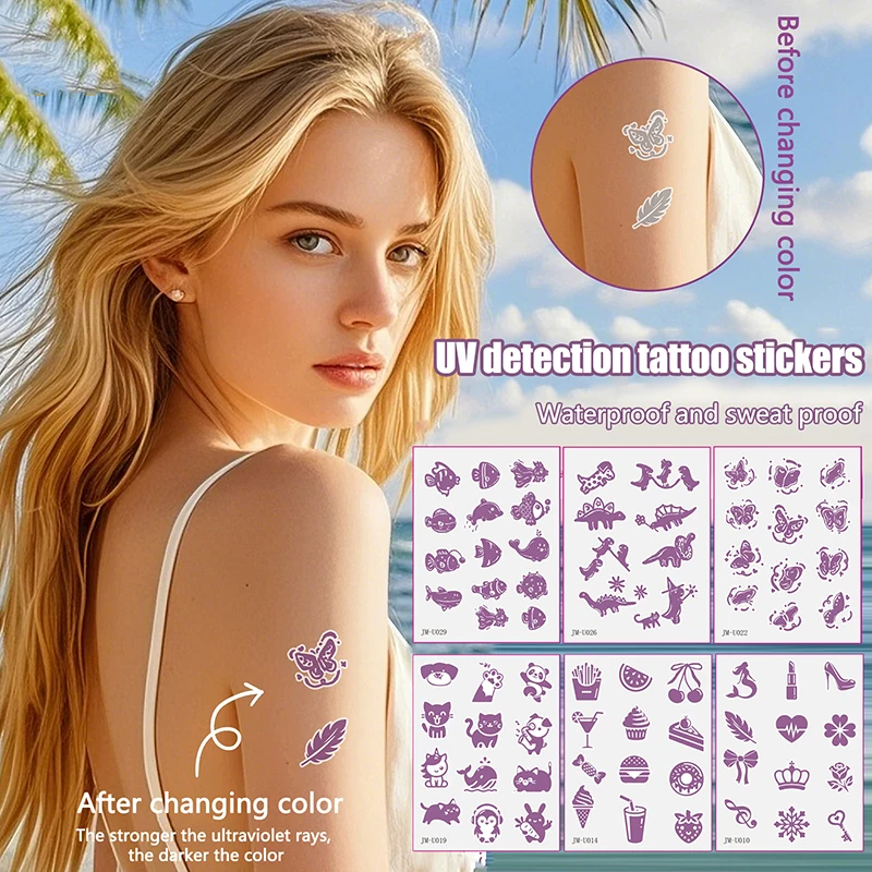 1pcs UV Fluorescent Temporary Tattoo, Waterproof Luminous Fake Tattoo Summer Outdoor Tattoos
1pcs UV Fluorescent Temporary Tattoo, Waterproof Luminous Fake Tattoo Summer Outdoor Tattoos