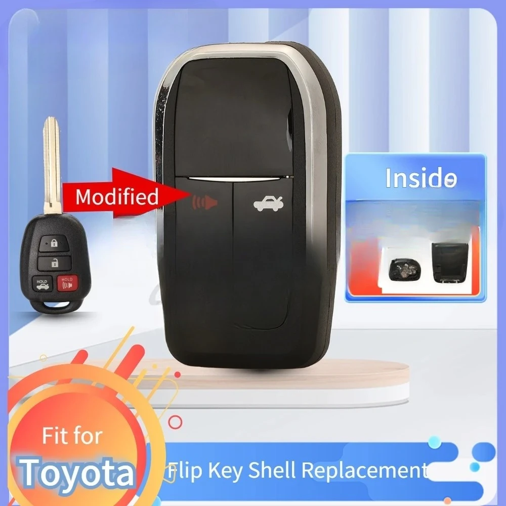 Модифицированный раскладной корпус автомобильного ключа для Toyota Camry Corolla Yaris Vios Prado 2012-2019, сменный чехол для пульта дистанционного управления
Модифицированный раскладной корпус автомобильного ключа для Toyota Camry Corolla Yaris Vios Prado 2012-2019, сменный чехол для пульта дистанционного управления