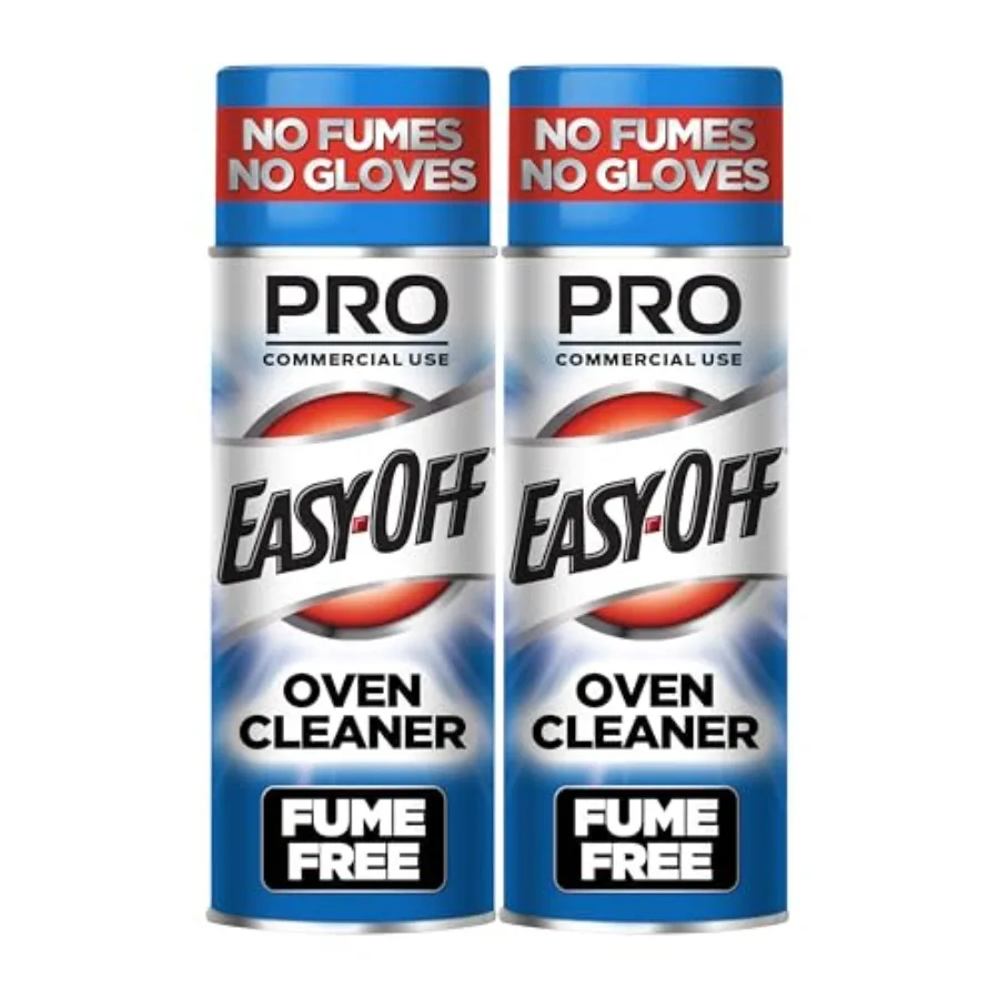 Easy-Off Fume Free PRO size Oven Cleaner Foam, Removes Grease and Burned-On Food, For Ovens, Air Fryers and More 24oz 2-count
Easy-Off Fume Free PRO size Oven Cleaner Foam, Removes Grease and Burned-On Food, For Ovens, Air Fryers and More 24oz 2-count