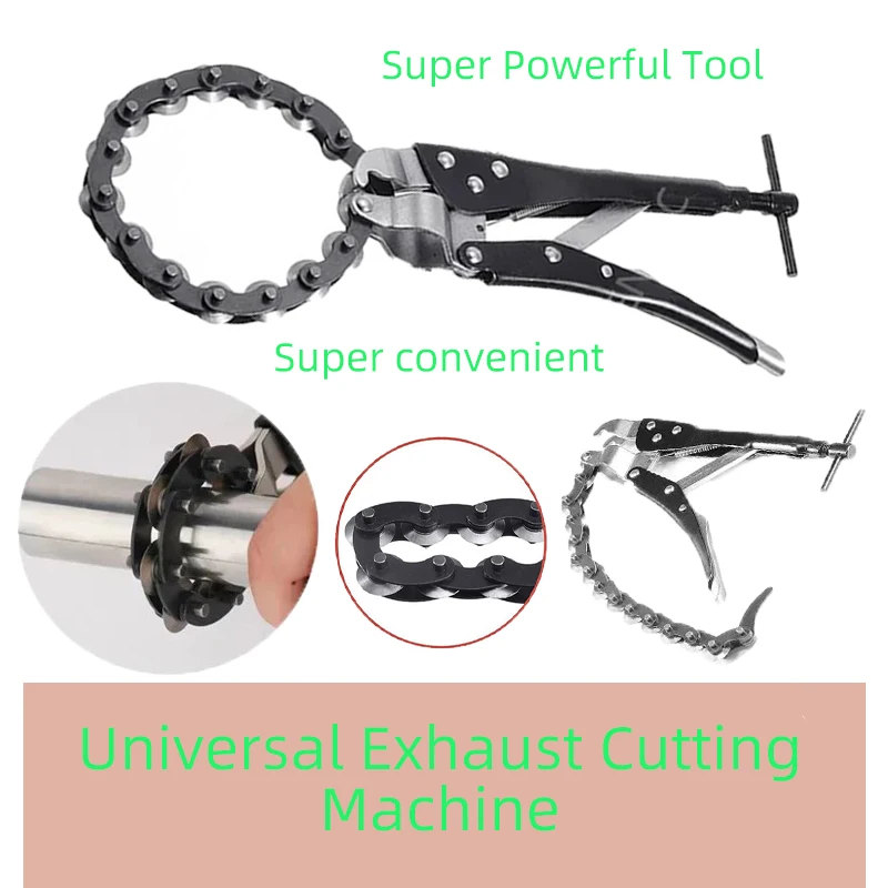 Автомобильный цепной труборез для выхлопной трубы, резак для хвостовых труб с несколькими колесами, автомобильные плоскогубцы для выхлопных труб и выхлопных труб, тяжелые плоскогубцы
Автомобильный цепной труборез для выхлопной трубы, резак для хвостовых труб с несколькими колесами, автомобильные плоскогубцы для выхлопных труб и выхлопных труб, тяжелые плоскогубцы