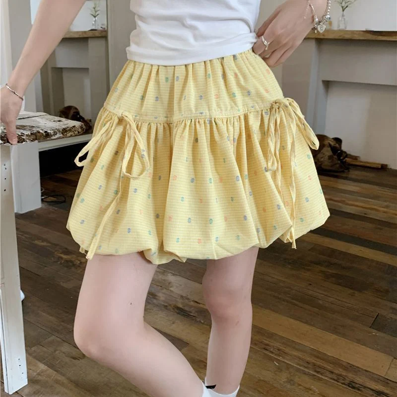 Korean Printing A Line Skirts for Women Summer High Waist Bowknot Mini Skirts Woman 2025 Ins Sweet Style Short Skirt Girls
Korean Printing A Line Skirts for Women Summer High Waist Bowknot Mini Skirts Woman 2025 Ins Sweet Style Short Skirt Girls