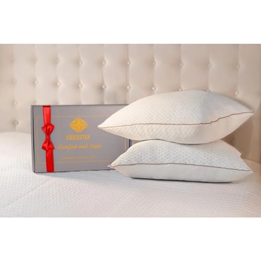 Memory Foam Pillow - - Pack, Adjustable Loft, Cooling and Cozy Dual-Sided Cover, Perfect for Side, Back and Stomach Sleepers
Memory Foam Pillow - - Pack, Adjustable Loft, Cooling and Cozy Dual-Sided Cover, Perfect for Side, Back and Stomach Sleepers