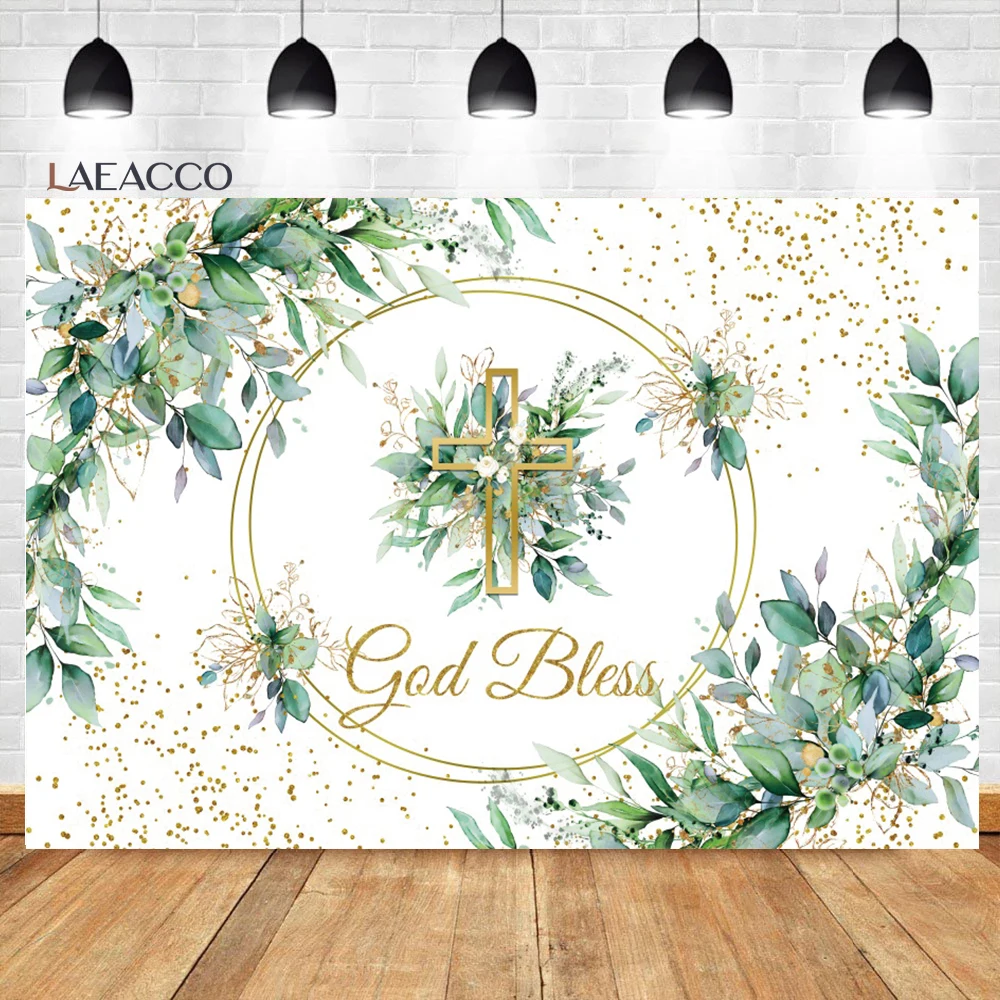Фон Laeacco God Bless для первого причастия крестия зеленые листья фон для фотосъемки новорожденных малышей
Фон Laeacco God Bless для первого причастия крестия зеленые листья фон для фотосъемки новорожденных малышей