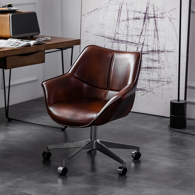 Study Modern Luxury Chair Office Computer Leather Executive Swivel Designer Chair Portable Comfortable Fotel Gamingowy Furniture
Study Modern Luxury Chair Office Computer Leather Executive Swivel Designer Chair Portable Comfortable Fotel Gamingowy Furniture