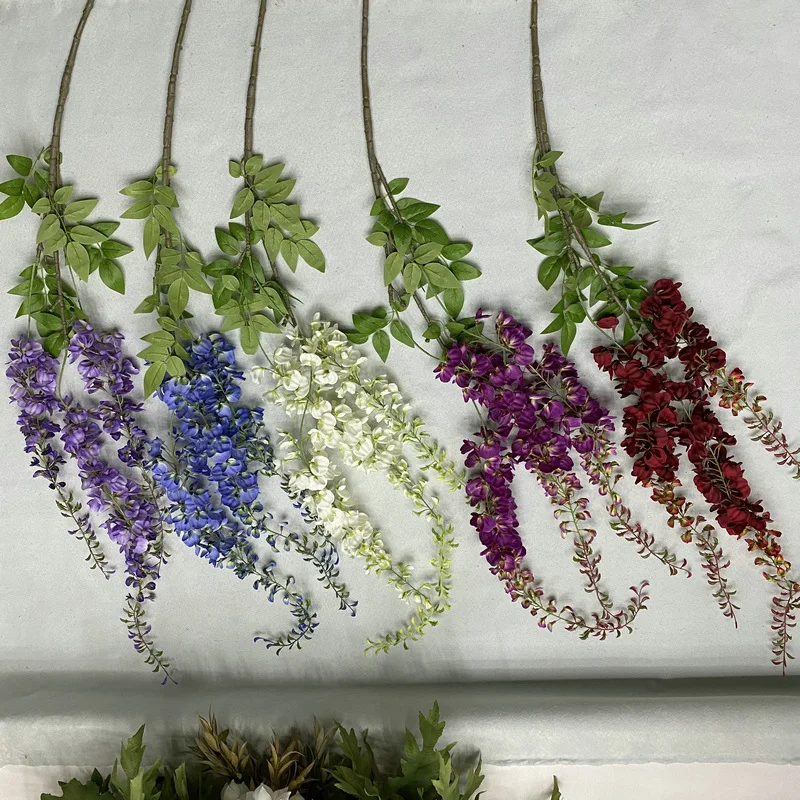 5 PCS Artificial Pea Flowers Vine Multiple Specifications Hanging Home Decor Wedding Roof Wall Decoration Decoracion Exterior
5 PCS Artificial Pea Flowers Vine Multiple Specifications Hanging Home Decor Wedding Roof Wall Decoration Decoracion Exterior