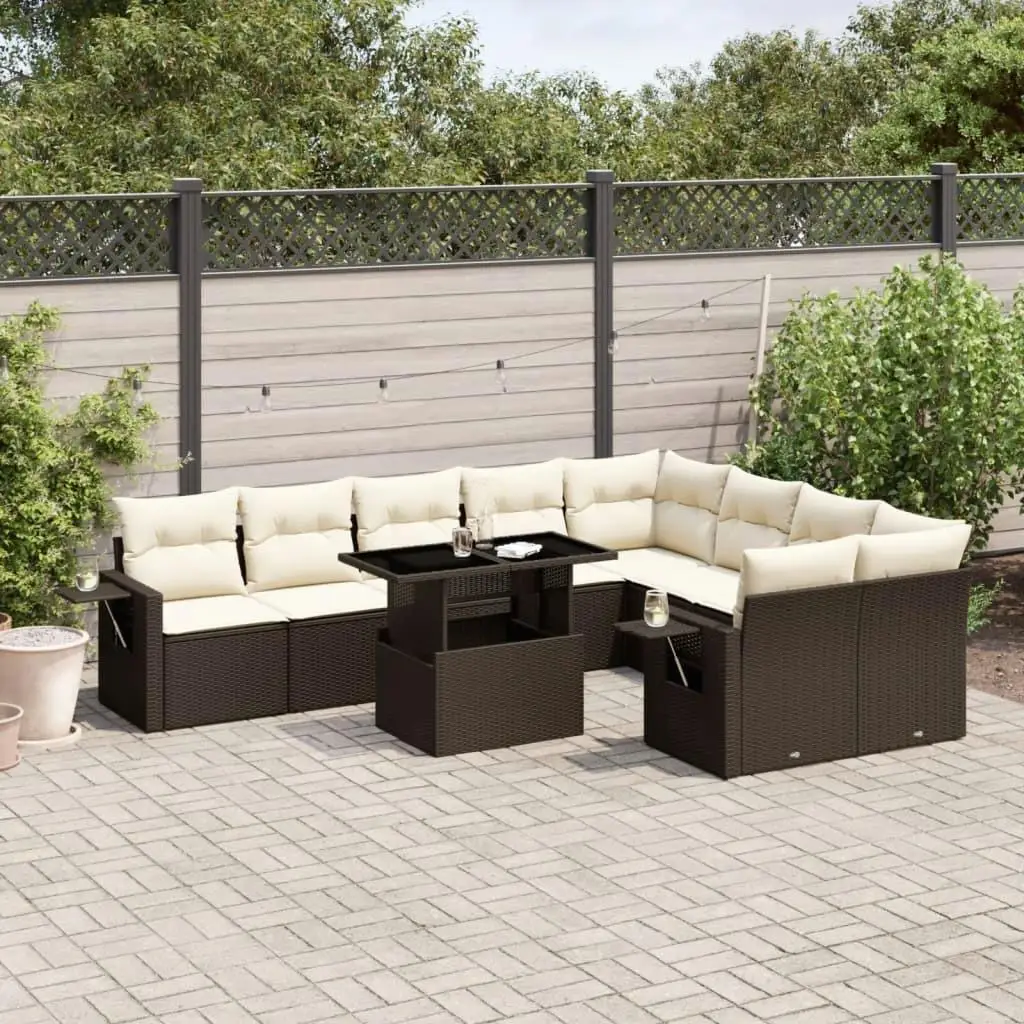 Cozy Brown Garden Sofa Set Outdoor Seating Furniture for Patio Balcony Relaxation
Cozy Brown Garden Sofa Set Outdoor Seating Furniture for Patio Balcony Relaxation