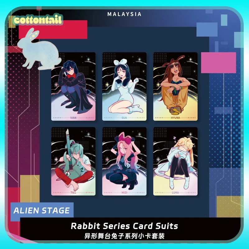 Оригинальные карточные костюмы серии Aet Alien Stage Rabbit A & B Ivan Till, аниме, периферийные устройства Acg, коллекция фотокарт, подарок
Оригинальные карточные костюмы серии Aet Alien Stage Rabbit A & B Ivan Till, аниме, периферийные устройства Acg, коллекция фотокарт, подарок