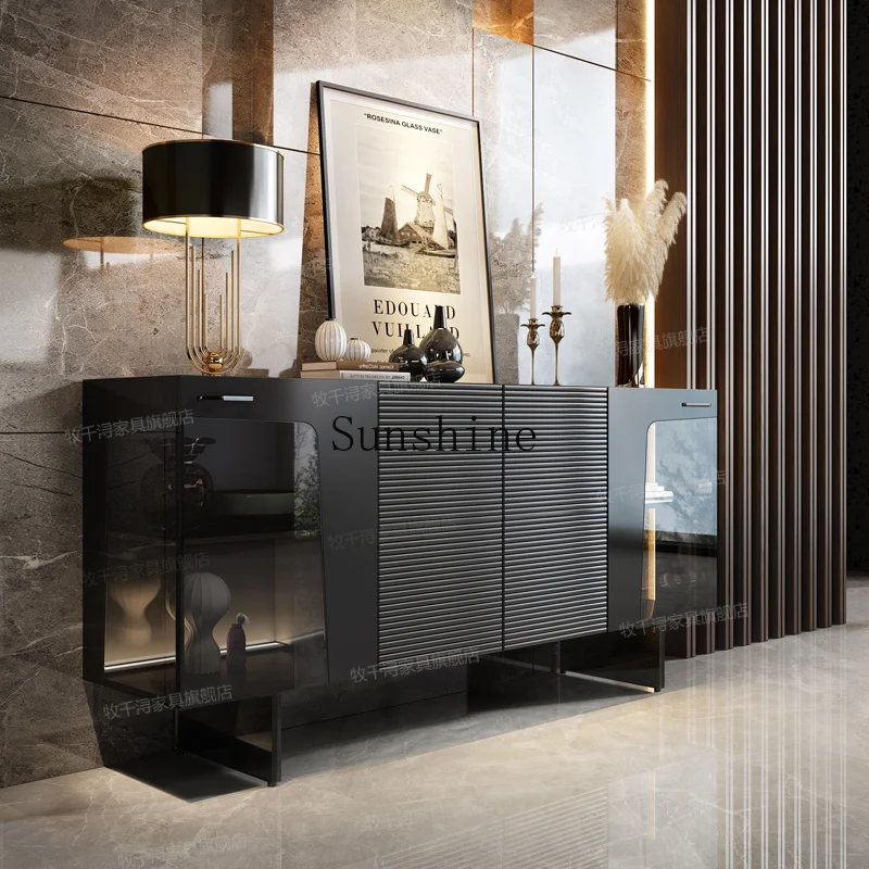 Italian rock slab high-end villa large flat floor living room entrance multi-functional dining room cabinet
Italian rock slab high-end villa large flat floor living room entrance multi-functional dining room cabinet