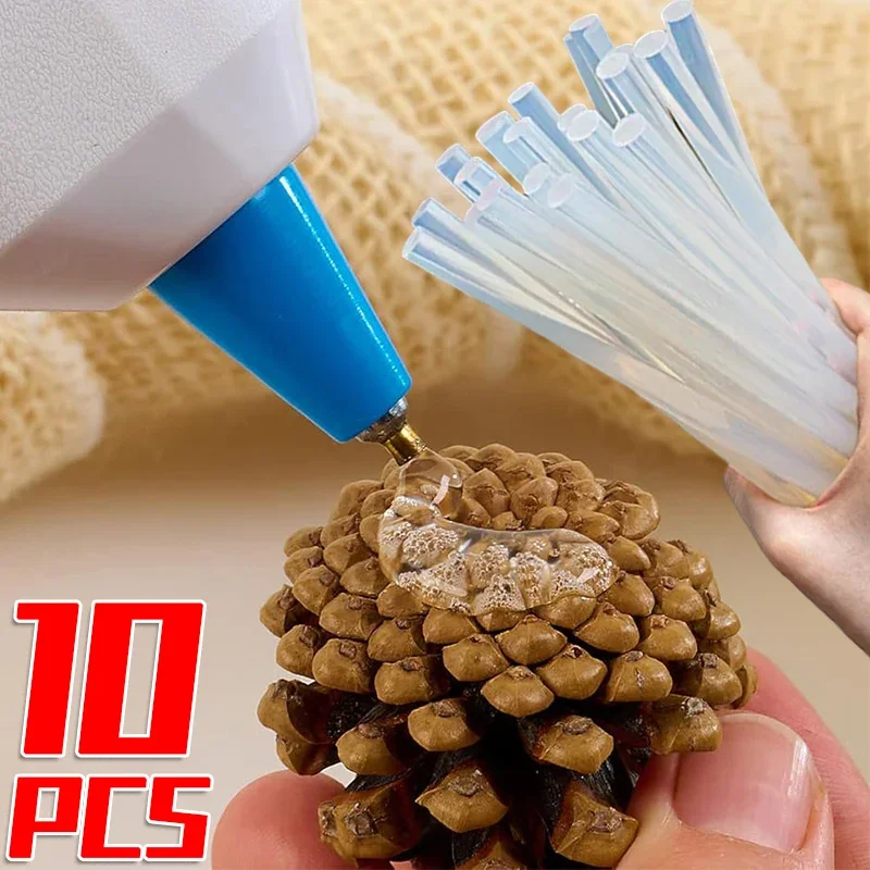 1/10Pcs Hot Melt Glue Sticks Translucent Strong Viscosity Rods For Glue Gun High Temperature Resistant Hot Glue Stick 7mm/11mm
1/10Pcs Hot Melt Glue Sticks Translucent Strong Viscosity Rods For Glue Gun High Temperature Resistant Hot Glue Stick 7mm/11mm