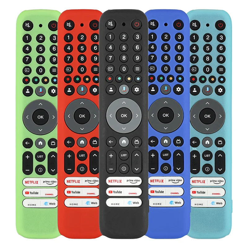 Silicone Remote Control Case Compatible With TCL RC833 GUB1 TV Remote Shockproof Protective Shell Cover With a Lanyard
Silicone Remote Control Case Compatible With TCL RC833 GUB1 TV Remote Shockproof Protective Shell Cover With a Lanyard