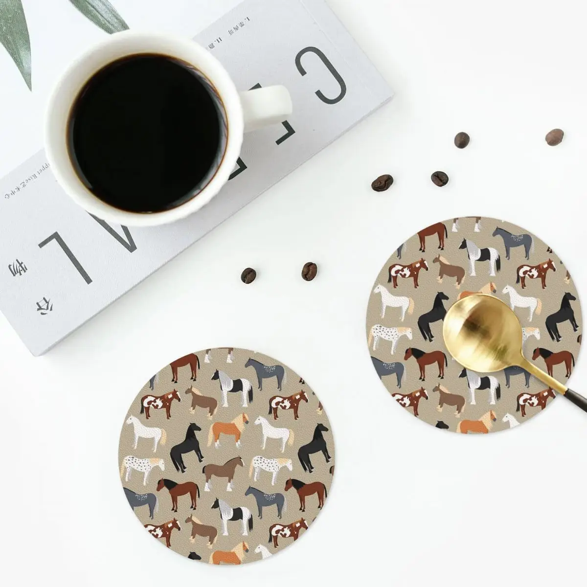 Horse Breeds Pattern Coasters Kitchen Placemats Waterproof Insulation Cup Coffee Mats For Decor Home Tableware Pads Set of 4
Horse Breeds Pattern Coasters Kitchen Placemats Waterproof Insulation Cup Coffee Mats For Decor Home Tableware Pads Set of 4