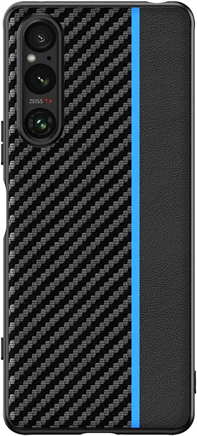 Leather Case for Sony Xperia 1 V, Carbon Fiber Texture Premium Faux Leather Slim Phone Case Scratch Resistant Protective Cover
Leather Case for Sony Xperia 1 V, Carbon Fiber Texture Premium Faux Leather Slim Phone Case Scratch Resistant Protective Cover