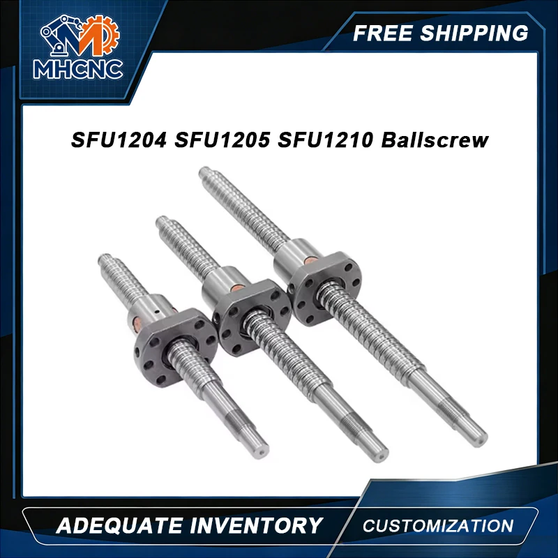 MHCNC SFU2004 SFU2005 SFU2010 20mm C7 Rolled Ball Screw Single Nut 1000-2000mm For CNC 3D Printer Automation
MHCNC SFU2004 SFU2005 SFU2010 20mm C7 Rolled Ball Screw Single Nut 1000-2000mm For CNC 3D Printer Automation