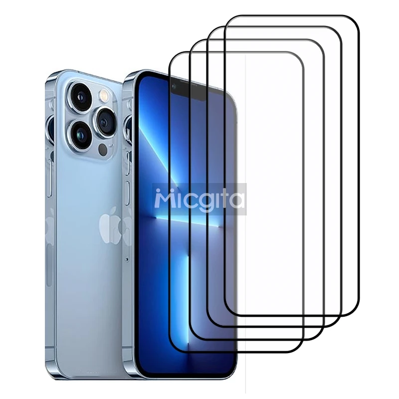 4PCS Tempered Glass Protector For iphone 13 Pro 13 Pro Max Screen Glass For iphone 13 mini 13 Front protector film
4PCS Tempered Glass Protector For iphone 13 Pro 13 Pro Max Screen Glass For iphone 13 mini 13 Front protector film