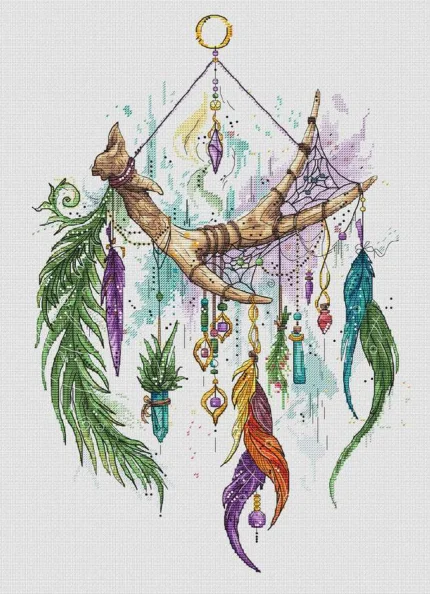 21-Forest Dreamcatcher 39-53 Needlework Kit unprinting Cross Stich Set DIY Kits Cross-stitch Embroidery Set Stitch Kit
21-Forest Dreamcatcher 39-53 Needlework Kit unprinting Cross Stich Set DIY Kits Cross-stitch Embroidery Set Stitch Kit