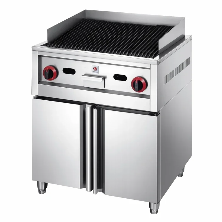 High Power Output Adjustable Temperature Control Large Cooking Surface Professional Lava Rock Gas Charbroiler
High Power Output Adjustable Temperature Control Large Cooking Surface Professional Lava Rock Gas Charbroiler