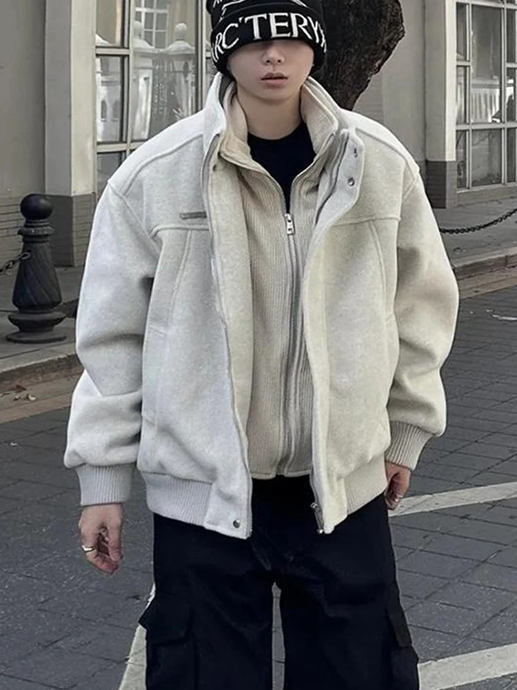 Мужское шерстяное пальто в американском ретро-стиле с двойным воротником, утепленное хлопком, осенне-зимнее, с воротником-стойкой
Мужское шерстяное пальто в американском ретро-стиле с двойным воротником, утепленное хлопком, осенне-зимнее, с воротником-стойкой