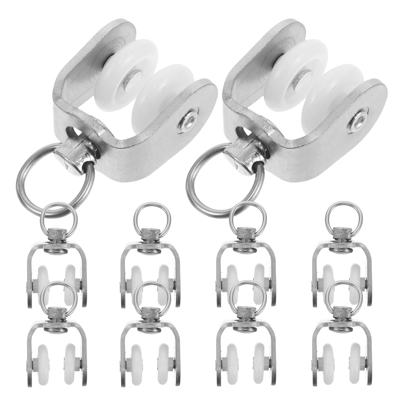 10pcs Curtain Track Pulley System Smooth Sliding Iron Plastic Rail Carrier Heavy Duty Roller For Home Office Window Door
10pcs Curtain Track Pulley System Smooth Sliding Iron Plastic Rail Carrier Heavy Duty Roller For Home Office Window Door