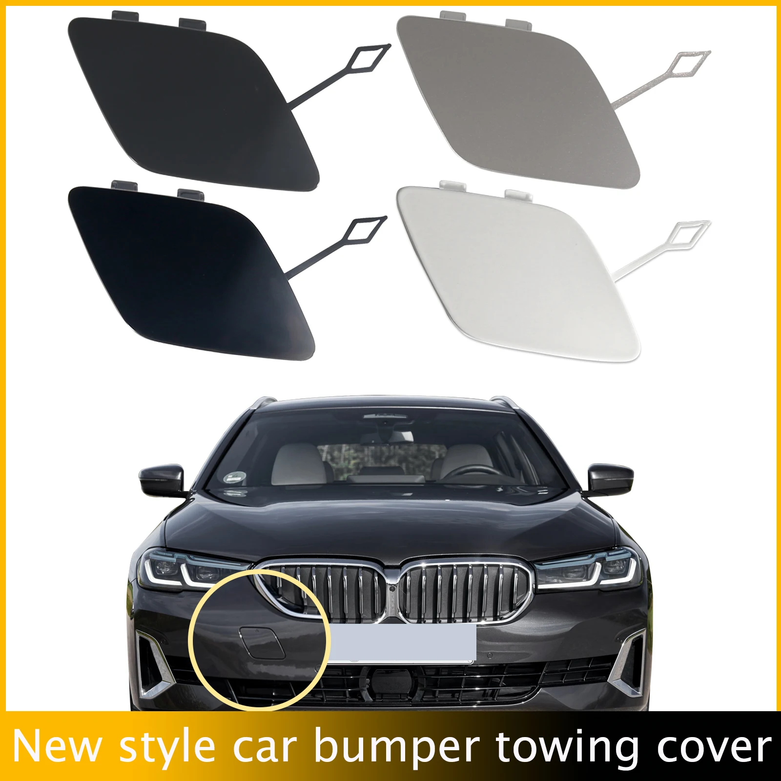 Front Bumper Tow Hook Cap Towing Eye Cover For BMW 5 M-Sport G30 Sedan G30 Wagon 2021 2022 2023 51119852446 Car Accessories
Front Bumper Tow Hook Cap Towing Eye Cover For BMW 5 M-Sport G30 Sedan G30 Wagon 2021 2022 2023 51119852446 Car Accessories