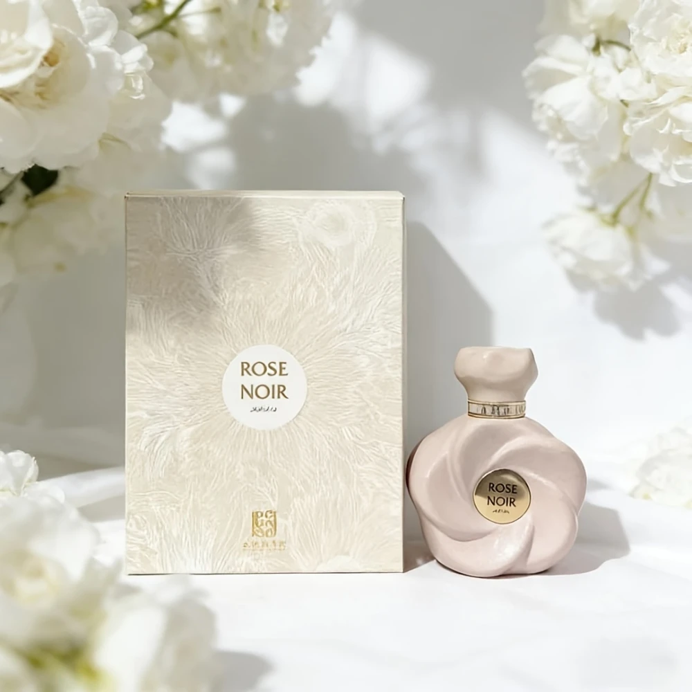Rose Noir Eau de Parfum for Women by Ahmed Al Maghribi, 75ml Long-Lasting Floral Citrus Perfume with Sicilian Orange, Jasmine &
Rose Noir Eau de Parfum for Women by Ahmed Al Maghribi, 75ml Long-Lasting Floral Citrus Perfume with Sicilian Orange, Jasmine &