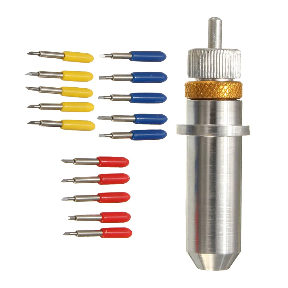 16pcs 30 45 60 Degree Cutting Plotter Vinyl Cutter Blades Holder For Carbide Tip Wood Pvc Mdf Engraving Tools Craft 
16pcs 30 45 60 Degree Cutting Plotter Vinyl Cutter Blades Holder For Carbide Tip Wood Pvc Mdf Engraving Tools Craft