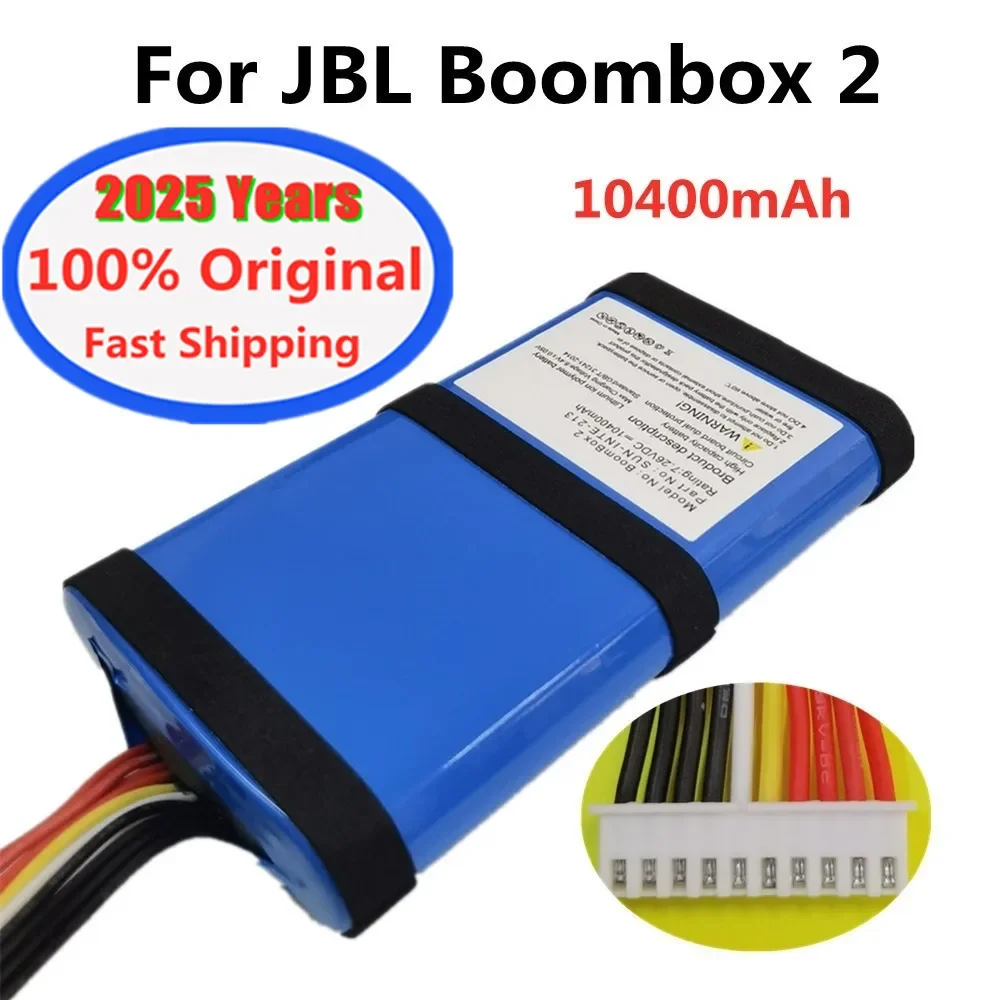 2025 Years 100% Original Speaker Rechargeable Battery For JBL Boombox 2 Boombox2 SUN-INTE-213 10400mAh Replacement Batteries
2025 Years 100% Original Speaker Rechargeable Battery For JBL Boombox 2 Boombox2 SUN-INTE-213 10400mAh Replacement Batteries