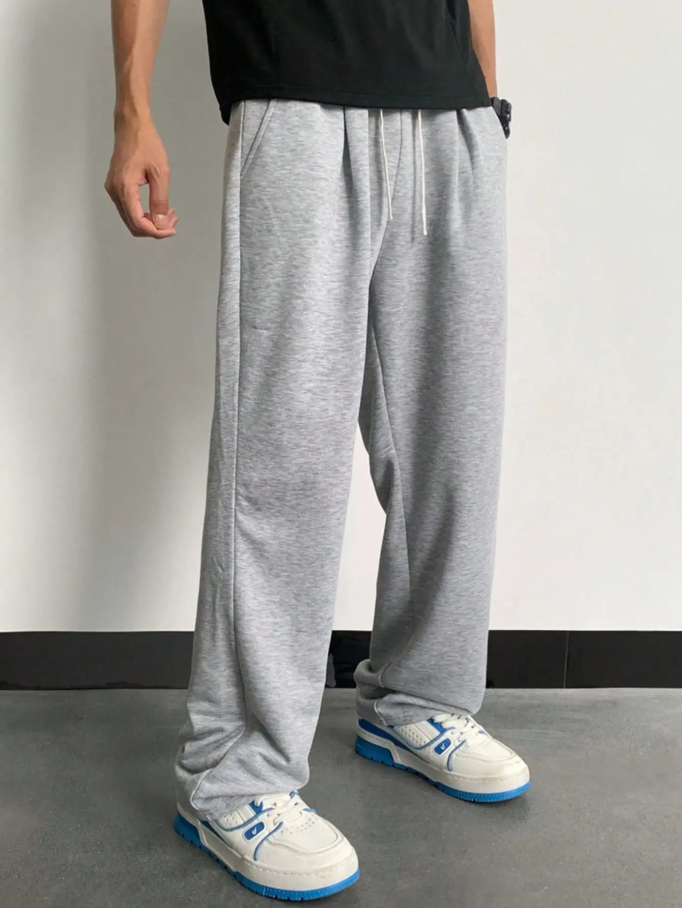 Grey Wide Leg Drawstring Sweatpants for Teens - Loose Fit Comfortable Knit Pants
Grey Wide Leg Drawstring Sweatpants for Teens - Loose Fit Comfortable Knit Pants