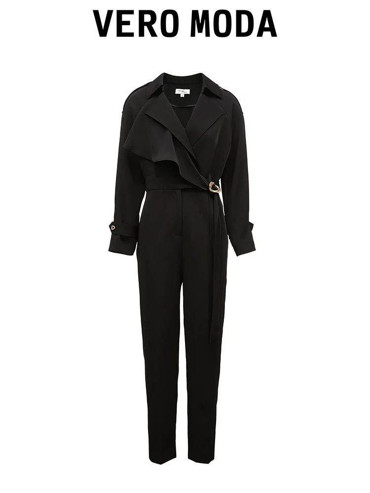 Jumpsuit Women's Spring Summer Turn-down Collar Waist-cinching Rutabaga Nine-point Pants Simple Sle Polyester Fiber
Jumpsuit Women's Spring Summer Turn-down Collar Waist-cinching Rutabaga Nine-point Pants Simple Sle Polyester Fiber