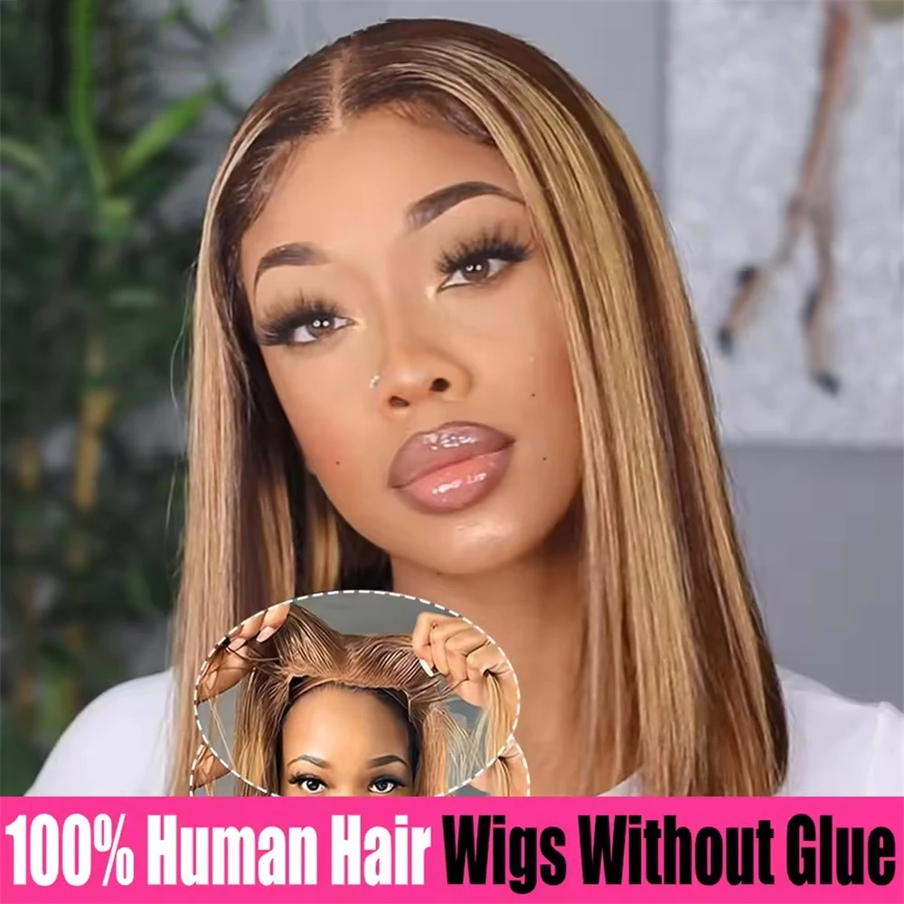 Highlight Short Bob Wig 13x4 Lace Front Wig Glueless Wig Human Hair Ready To Wear 6x4 Lace Closure Human Hair Wigs For Women
Highlight Short Bob Wig 13x4 Lace Front Wig Glueless Wig Human Hair Ready To Wear 6x4 Lace Closure Human Hair Wigs For Women