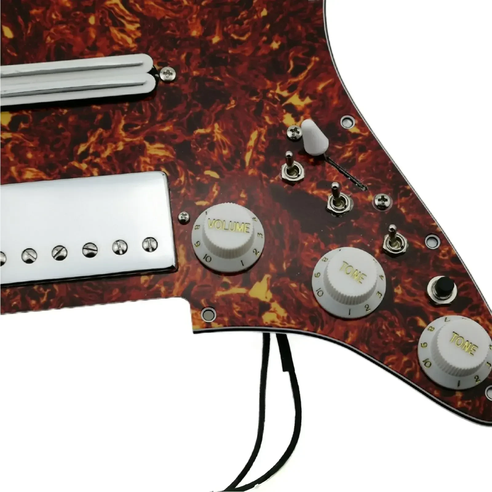 Q-X Music Store-Humbucker Pickup Prewired loaded Pickguard Guitar Alnico 5 HSS Wiring Harness Push-Pull Single Cut Set
Q-X Music Store-Humbucker Pickup Prewired loaded Pickguard Guitar Alnico 5 HSS Wiring Harness Push-Pull Single Cut Set