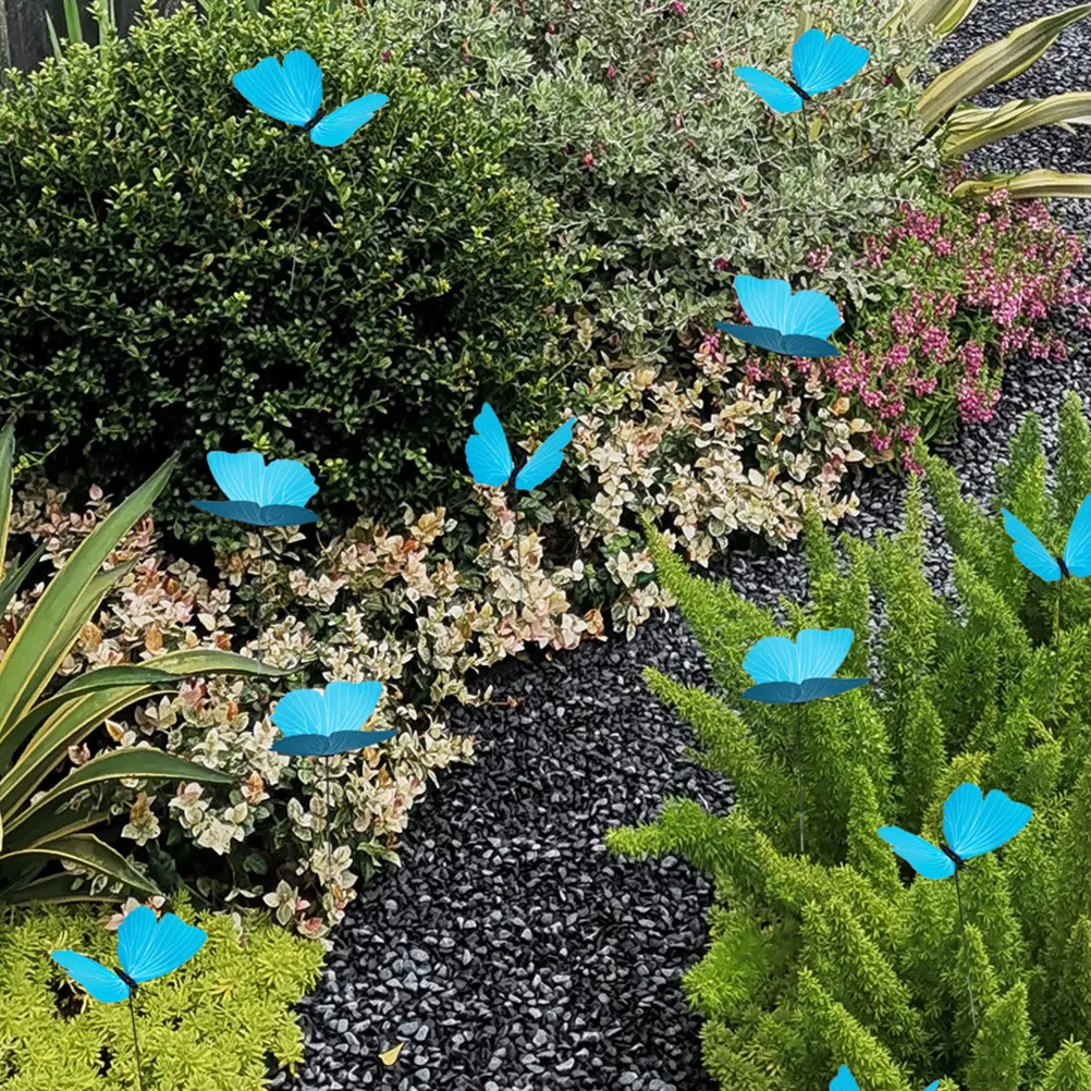 10pcs PVC Butterfly Stakes Durable Patio Butterflies Stake Decor Wear Resistance Decorative Yard Sign Artificial Lawn nament
10pcs PVC Butterfly Stakes Durable Patio Butterflies Stake Decor Wear Resistance Decorative Yard Sign Artificial Lawn nament