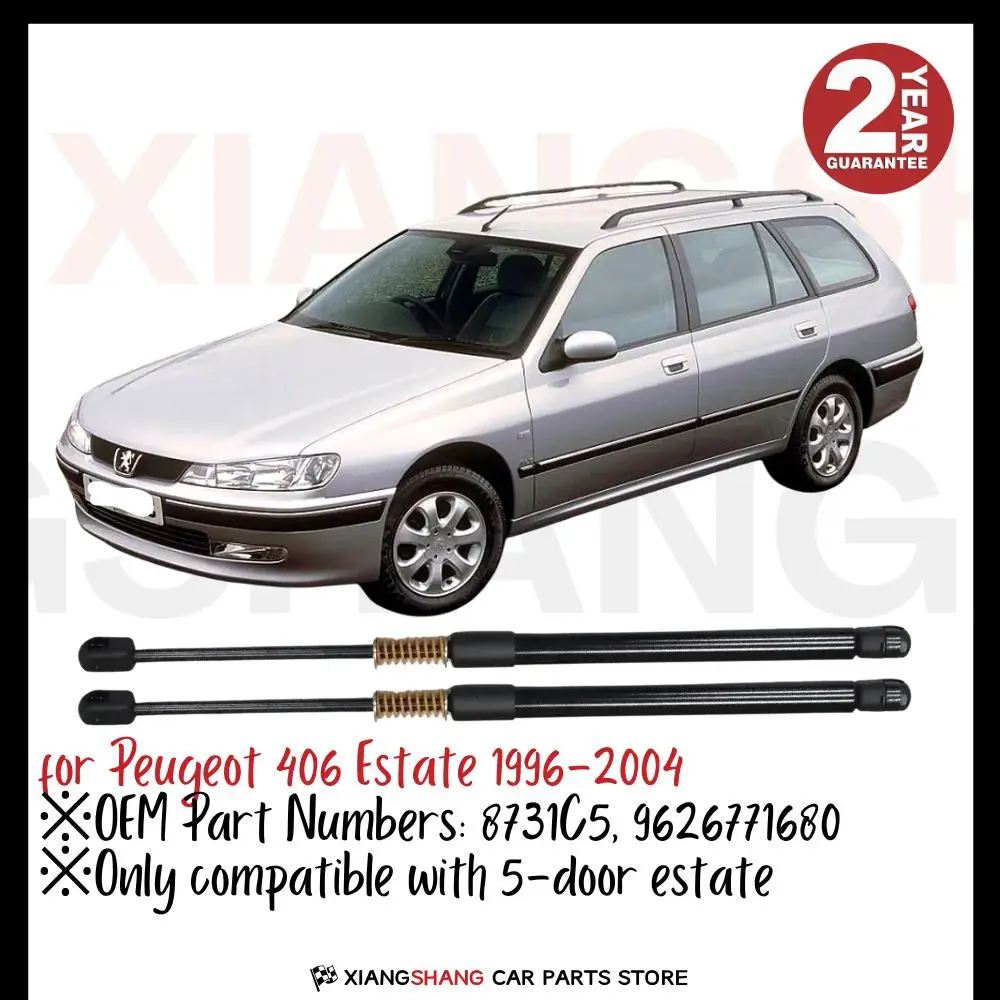 2pcs Rear Damper for Peugeot 406 Estate 1996-2004 WITH SPRING Trunk Boot Gas Charged Gas Struts
2pcs Rear Damper for Peugeot 406 Estate 1996-2004 WITH SPRING Trunk Boot Gas Charged Gas Struts