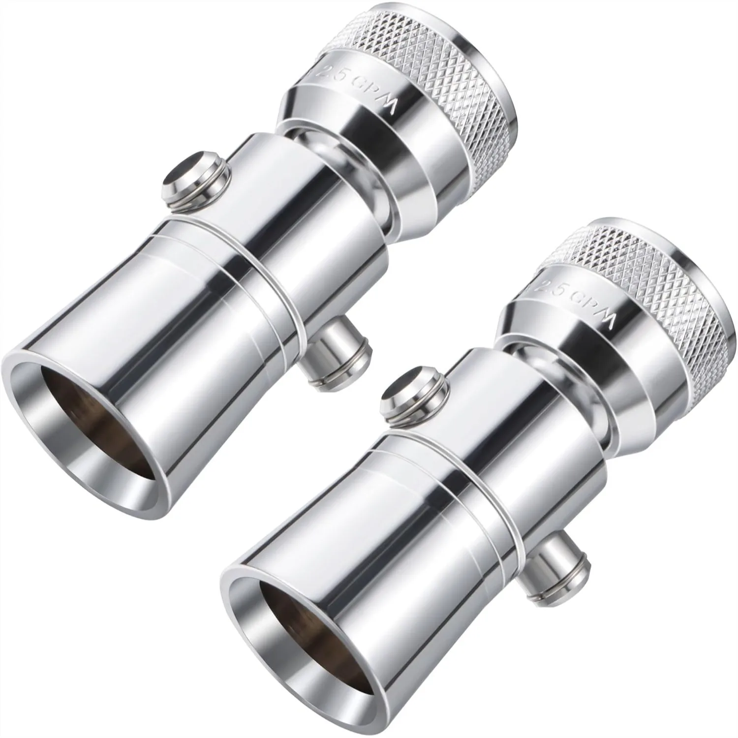 Shower Head with Shut Off Valve, 2 Setting Pivoting Single Spray, Water Saving 2.5 GPM Brass Chrome, Compatible with Delta
Shower Head with Shut Off Valve, 2 Setting Pivoting Single Spray, Water Saving 2.5 GPM Brass Chrome, Compatible with Delta