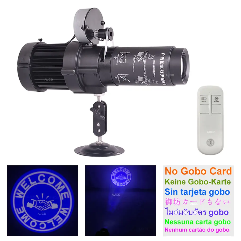 37mm/1.46inch Gobo Card Remote Control Static Rotate 20W LED HD Zoom AD Logo Projector Lamps DJ Party Image Advertising Lighting
37mm/1.46inch Gobo Card Remote Control Static Rotate 20W LED HD Zoom AD Logo Projector Lamps DJ Party Image Advertising Lighting