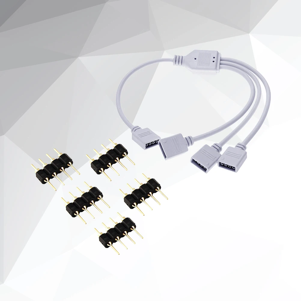 4 Pin LED Strip Splitter Cable for SMD 5050 3528 RGB LED Lights 28 2cm White Plastic Connector Extension Wire Spiliter
4 Pin LED Strip Splitter Cable for SMD 5050 3528 RGB LED Lights 28 2cm White Plastic Connector Extension Wire Spiliter