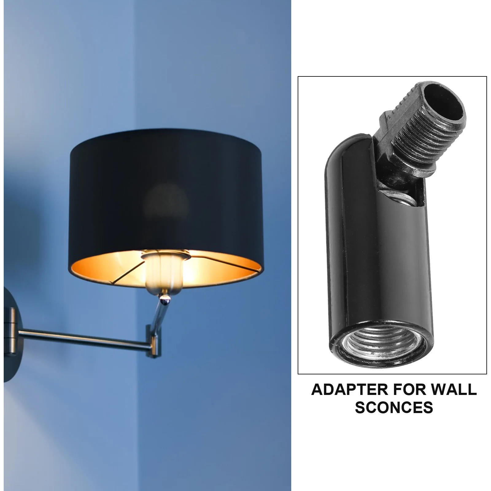 2pcs Swivel Head Adapter For Wall Lamp 180 Degree Alloy Light Socket Extender Sloped Ceiling Pendant Canopy Suspension Accessory
2pcs Swivel Head Adapter For Wall Lamp 180 Degree Alloy Light Socket Extender Sloped Ceiling Pendant Canopy Suspension Accessory