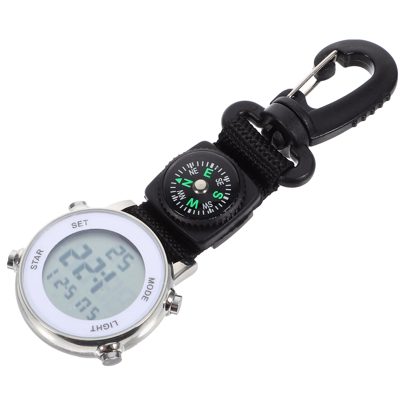 Digital Clip on Nylon Carabiner Wall Watch Hospital School Supermarket Camping Hiking Running Climbing Accessory
Digital Clip on Nylon Carabiner Wall Watch Hospital School Supermarket Camping Hiking Running Climbing Accessory