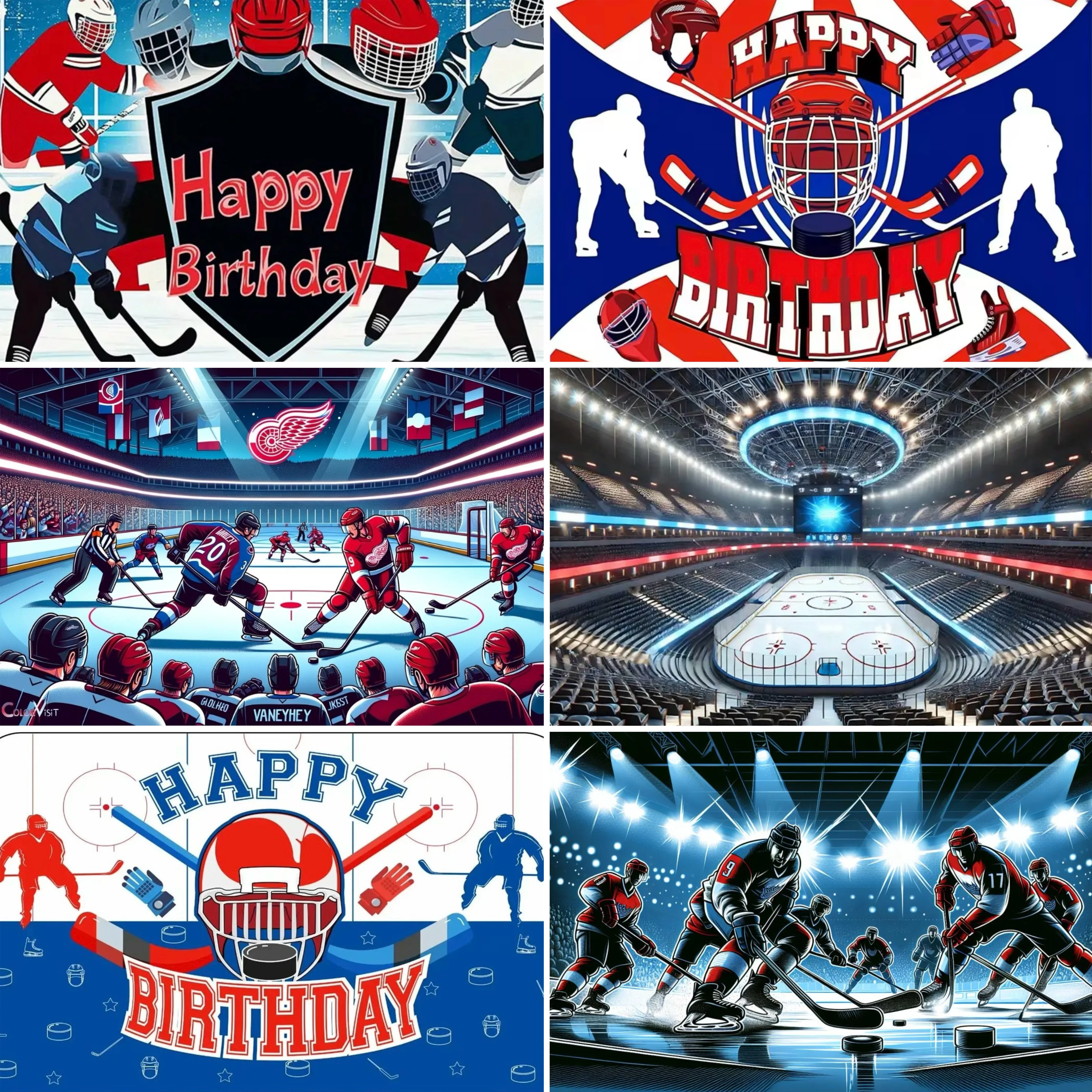 Ice Hockey Theme Party Decoration Background Ice Hockey Game Scene Birthday party Banner Cake Table Decoration Backdrop props
Ice Hockey Theme Party Decoration Background Ice Hockey Game Scene Birthday party Banner Cake Table Decoration Backdrop props