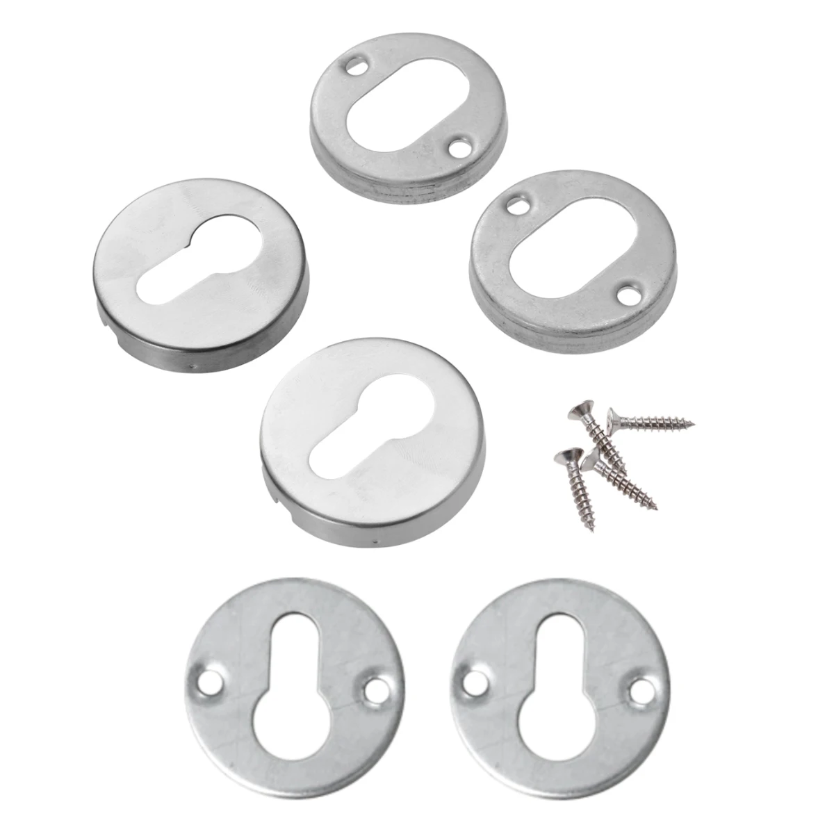 Door Lock Cylinder Cover Striker Decorative Protection Accessories Silver Stainless Steel Iron Durable Anti Rust Hardware
Door Lock Cylinder Cover Striker Decorative Protection Accessories Silver Stainless Steel Iron Durable Anti Rust Hardware
