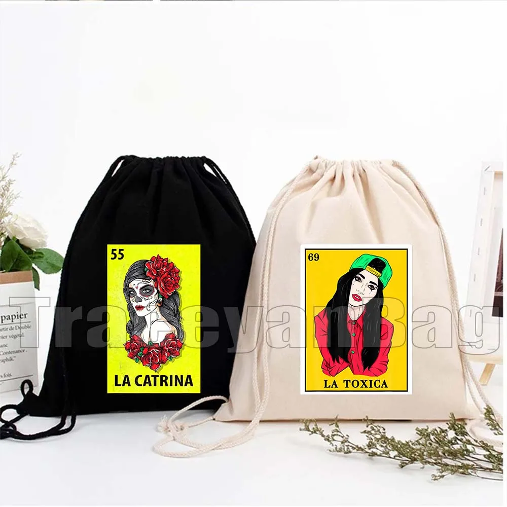 El Catrin Muertos Tarot ESTRELLA SIRENA ROSA LA BANDERA Mexican Loteria Bingo Card Gifts Drawstring Backpack Bag Sports Sackpack
El Catrin Muertos Tarot ESTRELLA SIRENA ROSA LA BANDERA Mexican Loteria Bingo Card Gifts Drawstring Backpack Bag Sports Sackpack