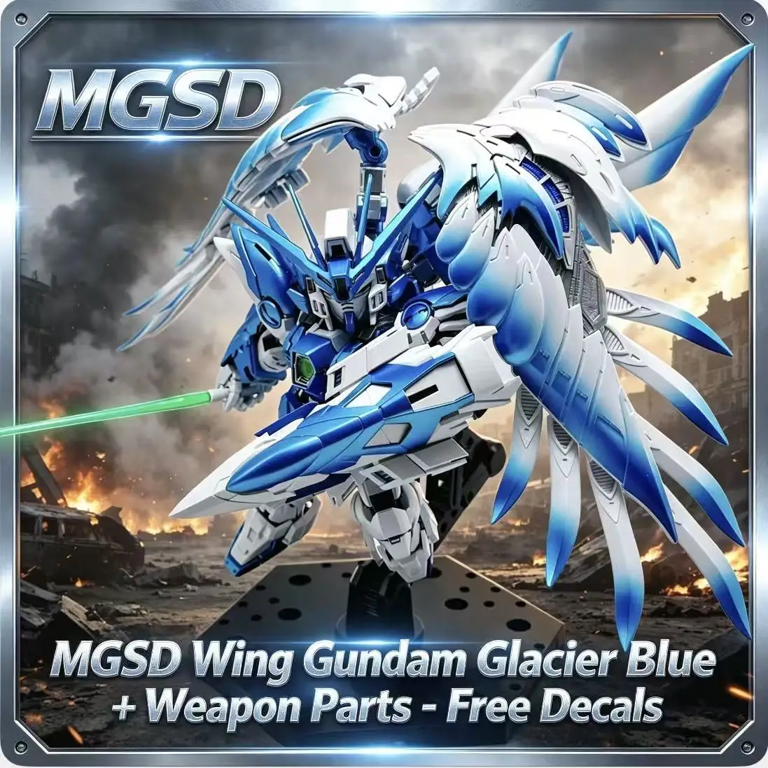 MGSD XXXG-00W0 Wing Zero EW Ice Blue Version Assembly Model Kit Action Figures Anime Mecha Toy With Water Sticker Decor Boy Gift
MGSD XXXG-00W0 Wing Zero EW Ice Blue Version Assembly Model Kit Action Figures Anime Mecha Toy With Water Sticker Decor Boy Gift