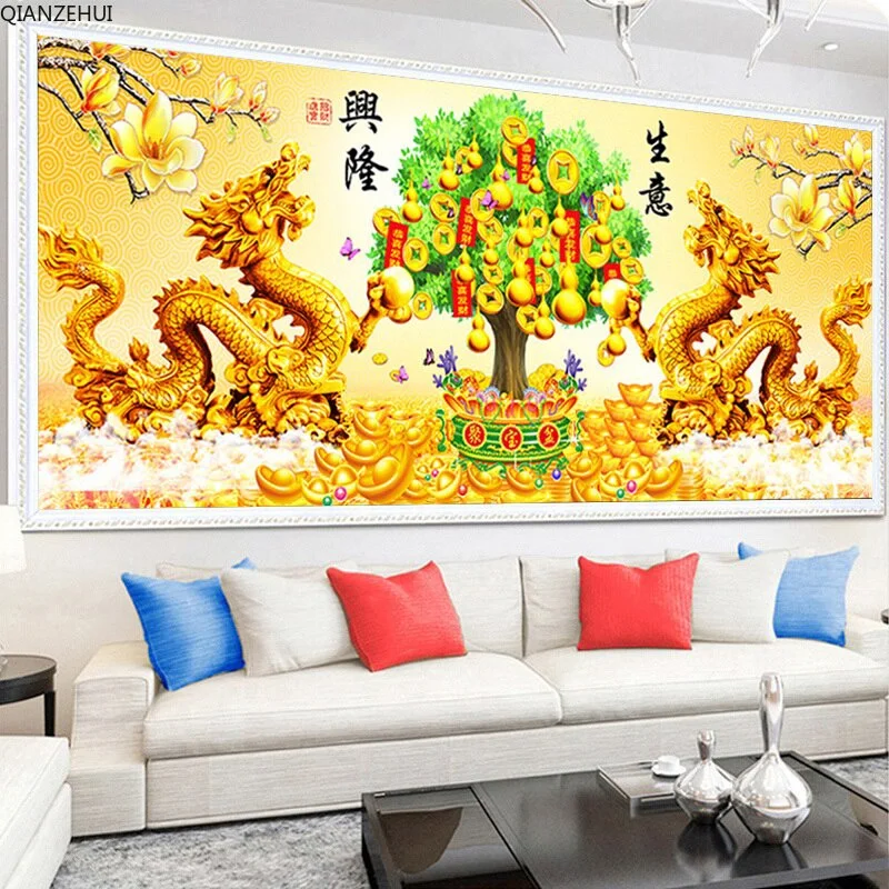 DIY full Diamond Embroidery,Round Diamond Office,rich tree,golden tree Living room decoration rhinestone beads Diamond painting
DIY full Diamond Embroidery,Round Diamond Office,rich tree,golden tree Living room decoration rhinestone beads Diamond painting