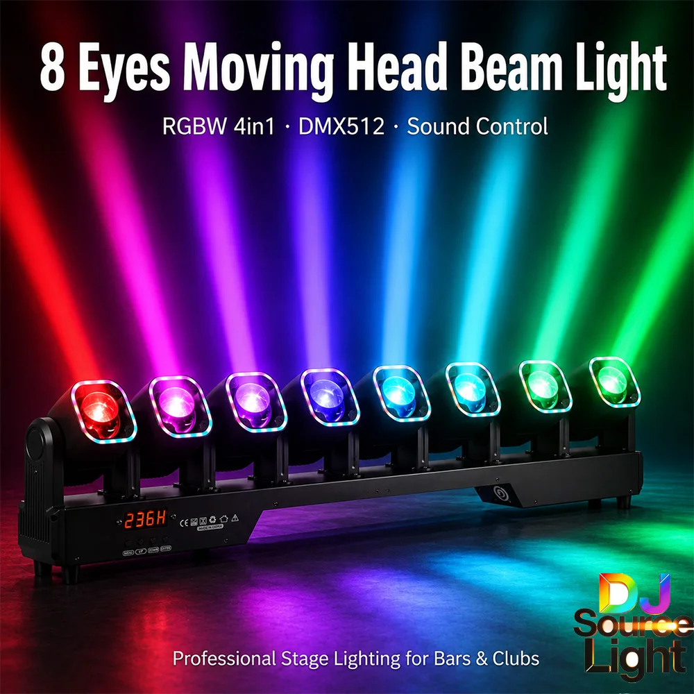 8x40W RGBW 4-in-1 LED Moving Head Light (Thousand-Hand Guanyin Style) Suitable for DJs, Nightclubs, KTVs, Weddings, and Similar
8x40W RGBW 4-in-1 LED Moving Head Light (Thousand-Hand Guanyin Style) Suitable for DJs, Nightclubs, KTVs, Weddings, and Similar