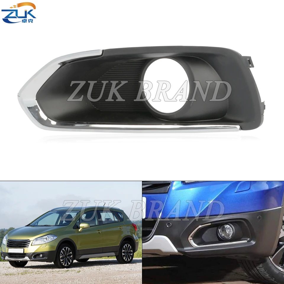 ZUK Front Bumper Fog Light Cover Car Lamp Hood Foglight Garnish Shell For Suzuki SX4 S-Cross 2013 2014 2015 2016 Exterior Parts
ZUK Front Bumper Fog Light Cover Car Lamp Hood Foglight Garnish Shell For Suzuki SX4 S-Cross 2013 2014 2015 2016 Exterior Parts