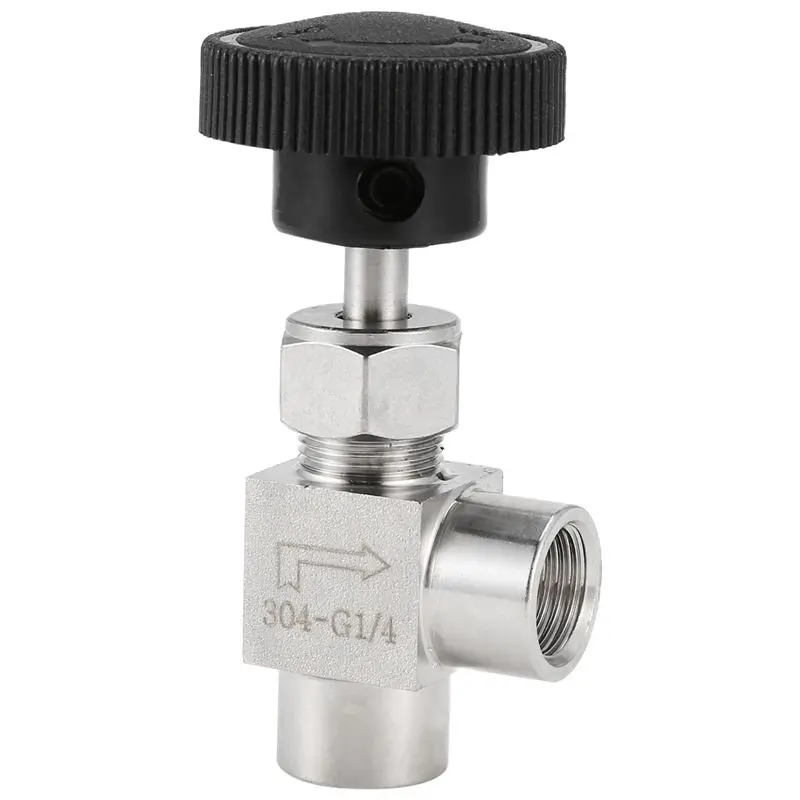 B45C Needle Valve Adjustable Needle Valve 1/4 Inch Right Angle Female Thread BSP SS304 For Water Gas Oil
B45C Needle Valve Adjustable Needle Valve 1/4 Inch Right Angle Female Thread BSP SS304 For Water Gas Oil